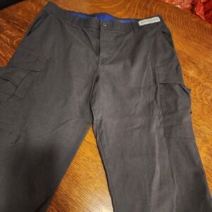 Cintas ComfortFlex Cargo Pants Mens 38x32 Gray Workwear Utility Pockets